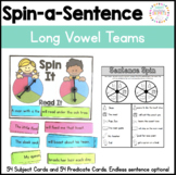 Decodable Sentence Spin: Long Vowel Teams