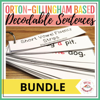 Preview of Decodable Sentences Bundle | Science of Reading