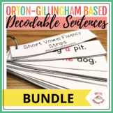 Decodable Sentence Strips Bundle | Science of Reading
