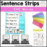 Decodable Sentence Strips: CVC Words