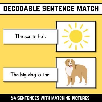 Preview of Decodable Sentence Task Box