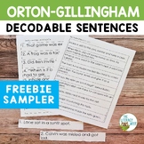 Decodable Sentences FREEBIE for Syllable Division