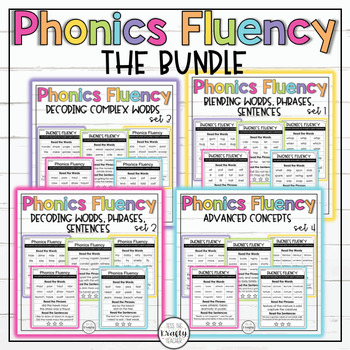 Preview of Decodable Sentences, Phrases and Words | Science of Reading Fluency K-2 Bundle