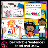 Decodable Sentences Read and Draw