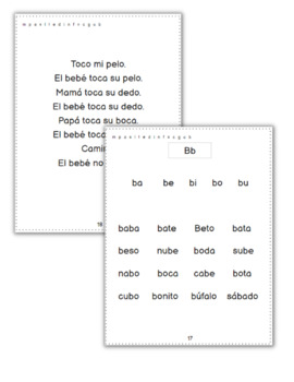 Preview of Decodable Spanish Words and Passages SOR