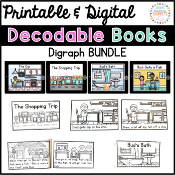 Preview of Decodable Stories Digraph BUNDLE