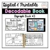 Decodable Stories Digraph Book: Bud's Bath