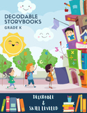 Decodable Story Books: Kindergarten (Leveled by Skill Deve