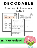 Decodable Text Fluency and Accuracy Practice Science of Re