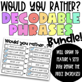 Decodable Text Phrases - Would You Rather? - Bundle