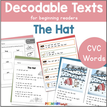 Preview of Winter Decodable Texts The Hat (The Mitten) | Passage and Readers' Theater