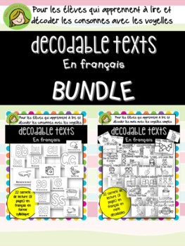 Preview of Decodable Texts En français (SOR-Inspired) Little Readers BUNDLE