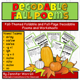 Decodable Texts: Fall Phonics Poetry with Vowel Teams Fold