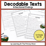 Decodable Readers | Inflectional Endings | First Grade Set 5