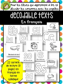Preview of Decodable Texts en français (SOR-inspired)