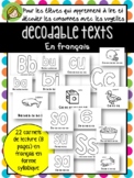 Decodable Texts en français (SOR-inspired)