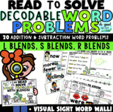 Decodable Word Problems - Initial BLENDS (s, l & r blends)