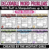 Decodable Word Problems to 10 and Posters THE BUNDLE!