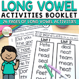 Decodable Words Long Vowel Words and Sentences Activities
