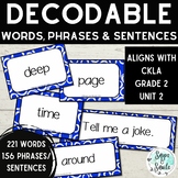 Decodable Words - Phrases - Sentences - CKLA Unit 2 - 2nd Grade