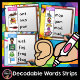 Decodable Words Strips