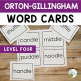 Decodable Words for Orton-Gillingham Lessons Bundle Level  4