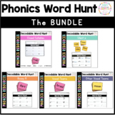Decodable Write the Room Word Hunt: The Bundle