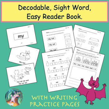 Preview of Decodable and Sight Word Mini Book and Activity Pages.   Book 7