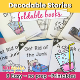 Decodable Passages for glued sound nk | Foldables books an