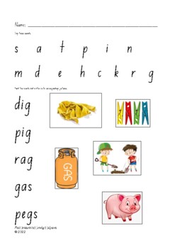 jolly phonic set 2 worksheets teaching resources tpt