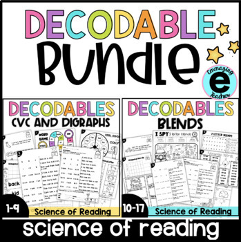 Preview of Decodables and Centers | BUNDLE | Science of Reading