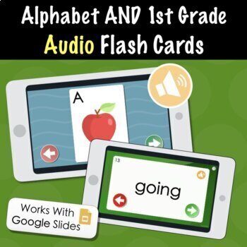 Decode Dolch 1ST GRADE Alphabet Flash Cards - Google Slides and Printables