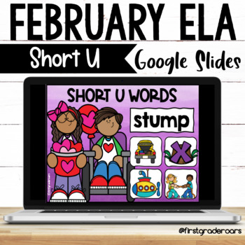 Preview of Decode Short U Digital February Google Slides 