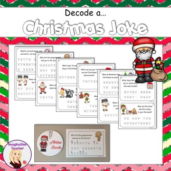 Decode a Christmas Joke by Imaginative Teacher | TPT