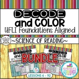 Decode and Color | UFLI Foundations Aligned | Lessons 6 - 