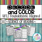Decode and Color ~ UFLI Foundations Aligned | LESSONS 6 - 53