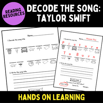 Preview of Decode the Song: Taylor Swift