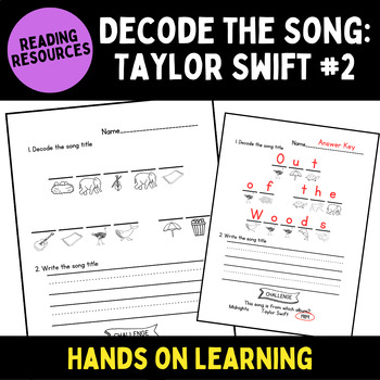 Preview of Decode the Song: Taylor Swift #2