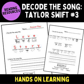 Preview of Decode the Song: Taylor Swift #3