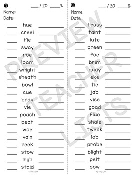 Decoding Assessment for One-Syllable Words by Just Ask Judy | TPT