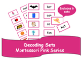 Decoding CVC Sets - Montessori Pink Series Material