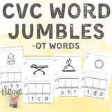 Decoding CVC Word Jumbles Package 7 -OT Word Families