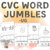 Decoding CVC Word Jumbles Package 9 -UG Word Families