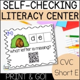 Spelling CVC Words Activities for Short E Words | Science 