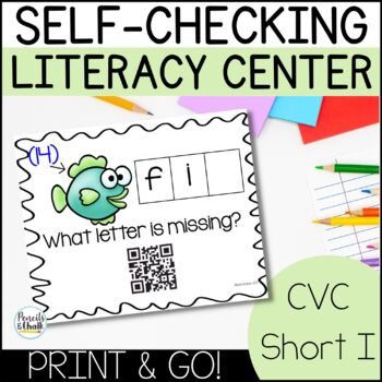 Preview of Spelling CVC Words Activities for Short I Words | Science of Reading Aligned