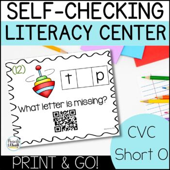 Preview of Spelling CVC Words Activities for Short O Words | Science of Reading Aligned