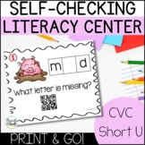 Spelling CVC Words Activities for Short U Words | Science 