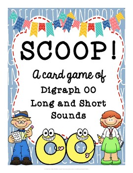 Preview of Decoding Digraph OO Short and Long Sounds Reading Card Game