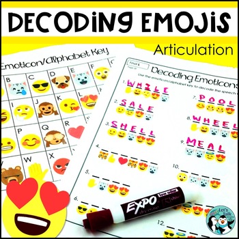 Decoding Emoticons in Speech / Language Therapy | TpT