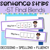 Decodable Sentences for Ending -ST Blends | Final Consonan